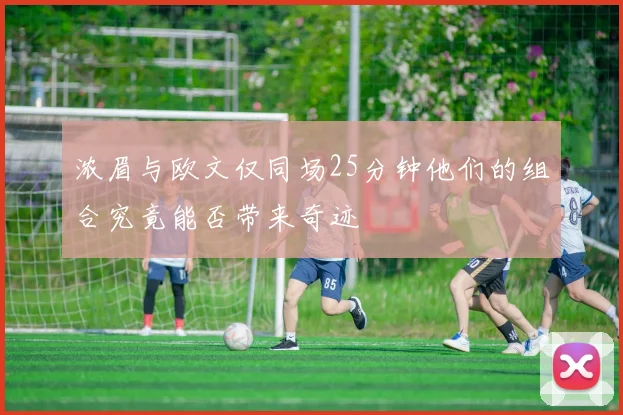 浓眉与欧文仅同场25分钟他们的组合究竟能否带来奇迹